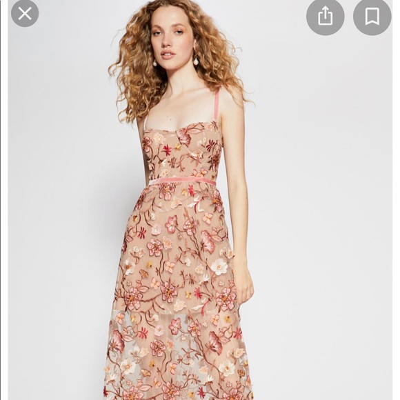 For Love And Lemons Dresses & Skirts - For Love and Lemons Beatrice Maxi long dress pink